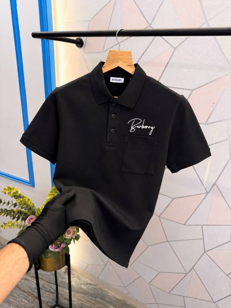 Burberr_Y Premium Quality Polo T-Shirt Store Articles (Black) image 2