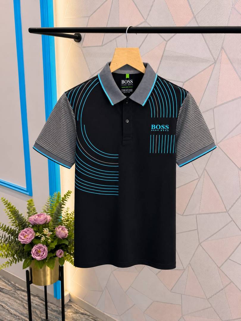Hugo Bos-s Premium Quality Polo T-Shirt Store Article