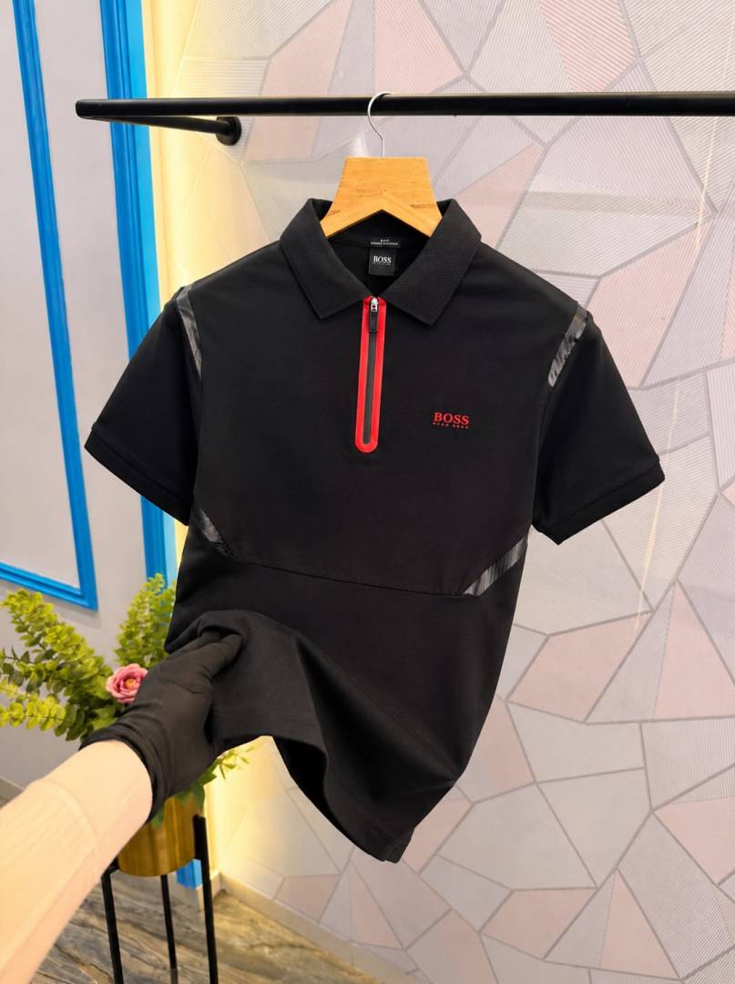 Hugo Bos-s Premium Quality Polo T-Shirt Store Article