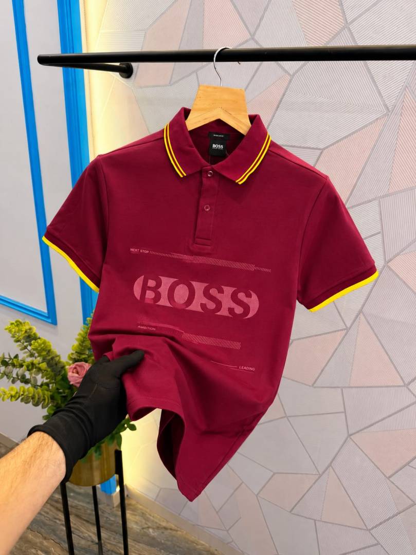 Hugo Bos-s Premium Quality Polo T-Shirt Store Article