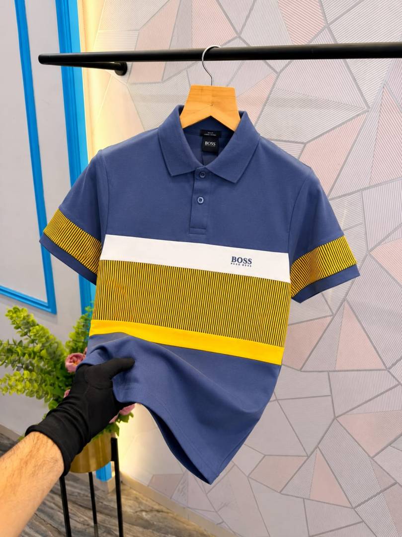 Hugo Bos-s Premium Quality Polo T-Shirt Store Article