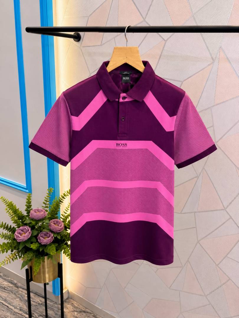 Hugo Bos-s Premium Quality Polo T-Shirt Store Article