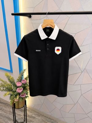 Hugo_B0ss Premium Quality Polo T-Shirt Store Article (Black) image 5